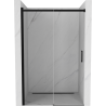 Mexen Omega uși de duș glisante 140 cm, transparent, negru 825-140-000-70-00