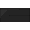 Mexen Orio dulap de baie 100 cm cu lavoar Vela dreapta, 2S, 1D, negru mat - 91A13-10047-3-BBFFF71-W23P71