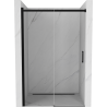 Mexen Omega ușă de duș culisantă 160 cm, transparent, Neagră - 825-160-000-70-00