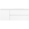 Mexen Orio dulap baie 120 cm cu chiuvetă Vela dreaptă, 2S, 1D, alb mat - 91A13-12047-3-BBFFFF01-W23P01