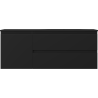 Mexen Orio dulap baie 120 cm cu chiuvetă Vela dreapta, 2S, 1U, negru mat - 91A13-12047-3-BBFFF71-W23P71