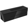 Mexen Orio dulap de baie 160 cm cu chiuvetă Vela dreapta, 2S, 1D, negru lucios/negru mat - 91A13-16047-3-BBFFF70-W23P71
