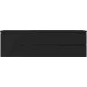 Mexen Orio dulap baie 160 cm cu chiuvetă Vela dreaptă, 2S, 1D, negru mat - 91A13-16047-3-BBFFF71-W23P71