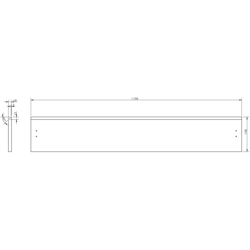 Mexen Rivel dulap baie 160 cm cu lavoar Vela stânga, 2S, 1D, canelat, negru mat - 91A23-16047-3-BBFFF71-W23L71