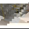 Mexen Omega cabină de duș extensibilă 130 x 80 cm, transparent, Aurie + cadă de duș Flat - 825-130-080-50-00-4010