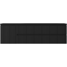 Mexen Rivel dulap baie 160 cm cu lavoar Vela dreapta, 2S, 1D, riglat, negru mat - 91A23-16047-3-BBFFF71-W23P71