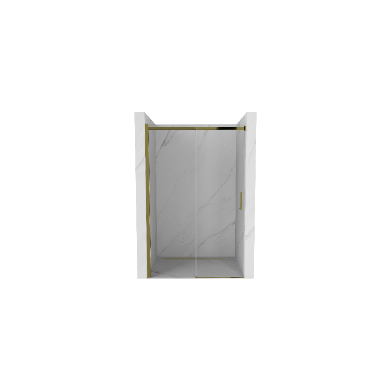Mexen Omega uși de duș glisante 100 cm, transparent, auriu - 825-100-000-50-00