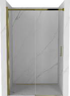 Mexen Omega uși de duș glisante 100 cm, transparente, aurii - 825-100-000-50-00