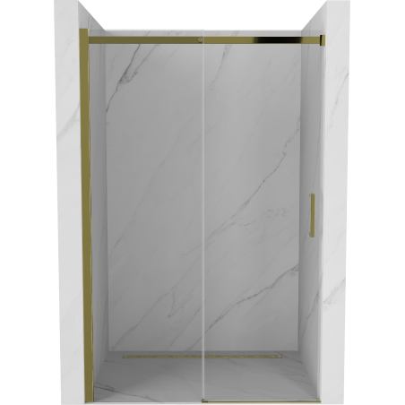 Mexen Omega ușă de duș culisantă 120 cm, transparent, Aurie - 825-120-000-50-00