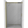 Mexen Omega uși de duș glisante 120 cm, transparente, aurii - 825-120-000-50-00