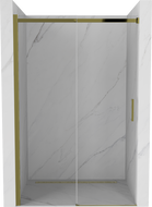 Mexen Omega toló zuhanyajtó 140 cm, átlátszó, arany - 825-140-000-50-00