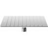 Mexen Slim pară de tip ploaie 20 x 20 cm, Crom - 79120-00