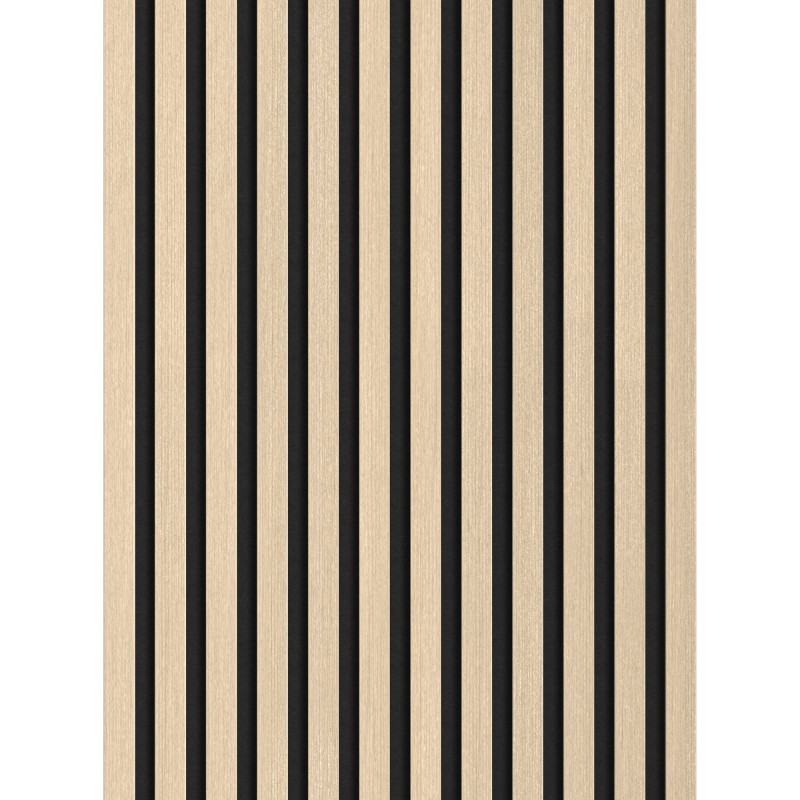 Mexen Lam-F Akusztikus fali lamellák 275 x 30 cm, 8 mm filc, technikai furnér, Homok Tölgy - S105-275307-3015-001
