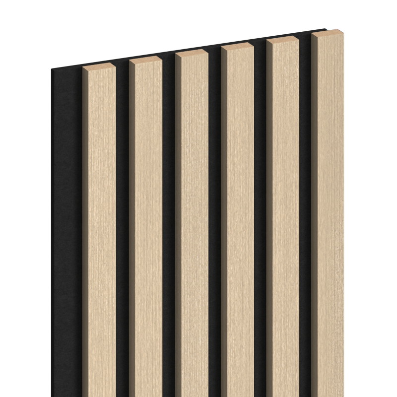 Mexen Lam-F lamele de perete acustice 275 x 30 cm, fetru 8 mm, furnir tehnic, Stejar Nisipos - S105-275307-3015-001