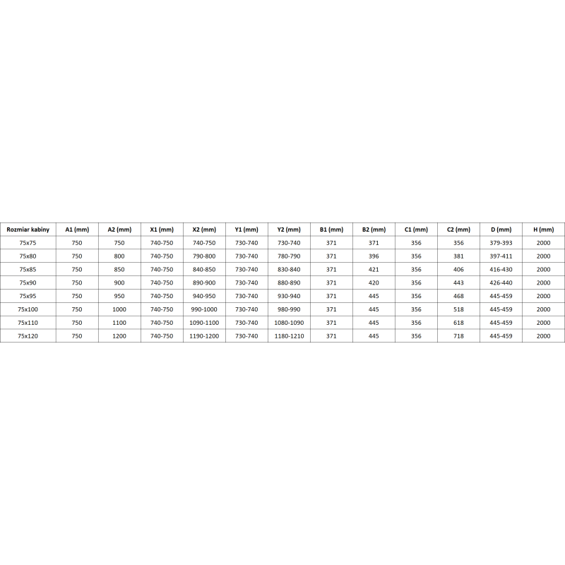 Mexen Rox Duo tolóajtós zuhanykabin 95 x 75 cm, átlátszó, szálcsiszolt pisztolyszürke - 8C2D-095-075-66-00