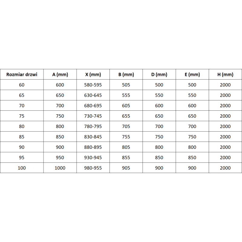 Mexen Mist-B jobbos nyíló zuhanyajtó 90 cm, fekete keret, fekete - 8A2-090-000-70-70-P