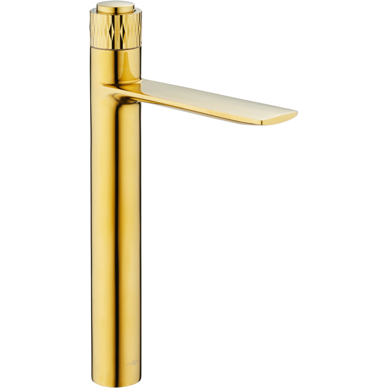 Mexen Zero+ baterie de lavoar înaltă, aurie - 71610-50