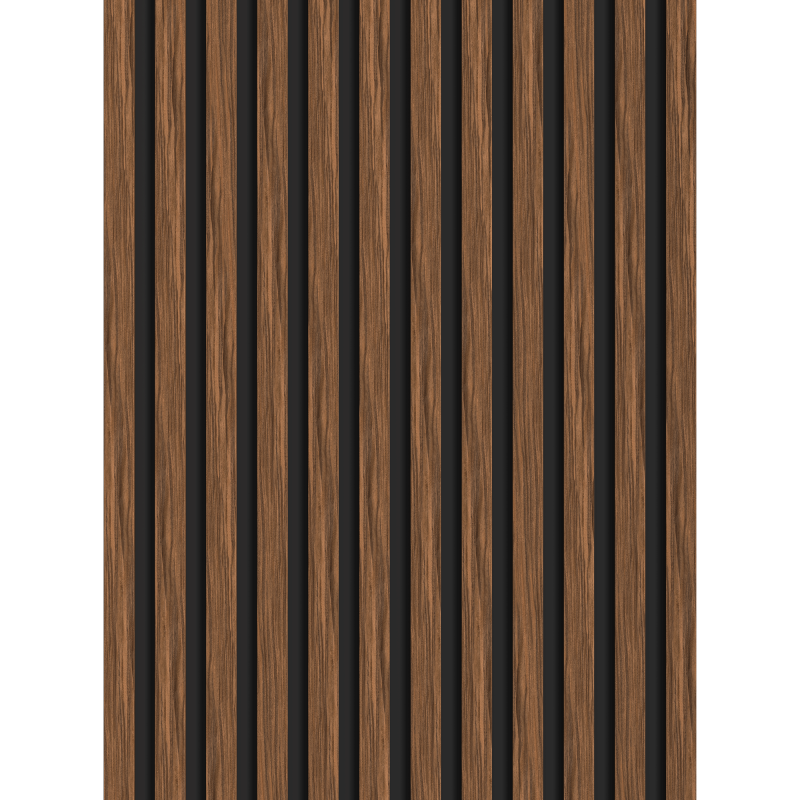 Mexen Lam-B falpanel lécek 275 x 30 cm, 4 mm HDF lemez, technikai furnér, Rubin Mahagóni - S100-275307-3015-013