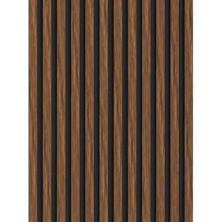 Mexen Lam-B falpanel lécek 275 x 30 cm, 4 mm HDF lemez, technikai furnér, Rubin Mahagóni - S100-275307-3015-013