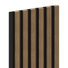 Mexen Lam-B lamele de perete 275 x 30 cm, placă HDF 4 mm, furnir tehnic, Nuc Natural - S100-275307-3015-016