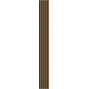 Mexen Lam-B lamele de perete 275 x 30 cm, placă HDF 4 mm, furnir tehnic, Nuc Natural - S100-275307-3015-016
