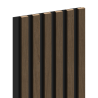 Mexen Lam-B fali lamellák 275 x 30 cm, 4 mm HDF lemez, technikai furnér, Espresso dió - S100-275307-3015-019