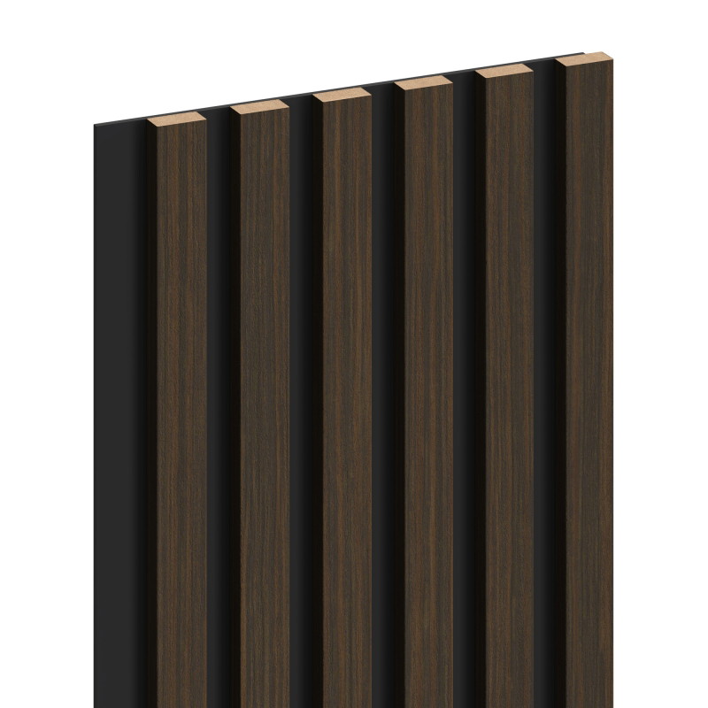 Mexen Lam-B fali falakra 275 x 30 cm, 4 mm HDF lap, technikai furnér, Égetett Dió - S100-275307-3015-024