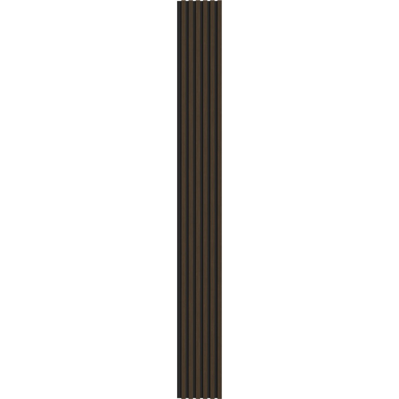 Mexen Lam-B fali falakra 275 x 30 cm, 4 mm HDF lap, technikai furnér, Égetett Dió - S100-275307-3015-024