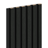 Mexen Lam-B fali panelek 275 x 30 cm, 4 mm HDF lemez, technikai furnér, Fekete Ezüst Tölgy - S100-275307-3015-025