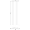 Mexen Lam-F akusztikus fal lamellák 275 x 30 cm, 8 mm filc, technikai furnér, Arany Tölgy - S105-275307-3015-003