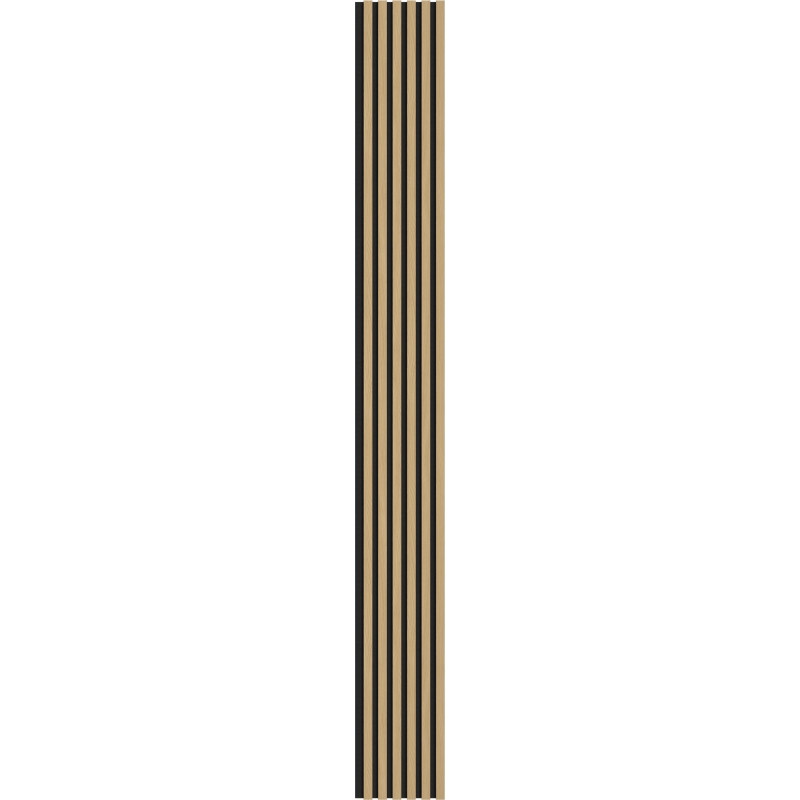 Mexen Lam-F lamelele de perete acustice 275 x 30 cm, fetru 8 mm, furnir tehnic, Stejar Auriu - S105-275307-3015-003