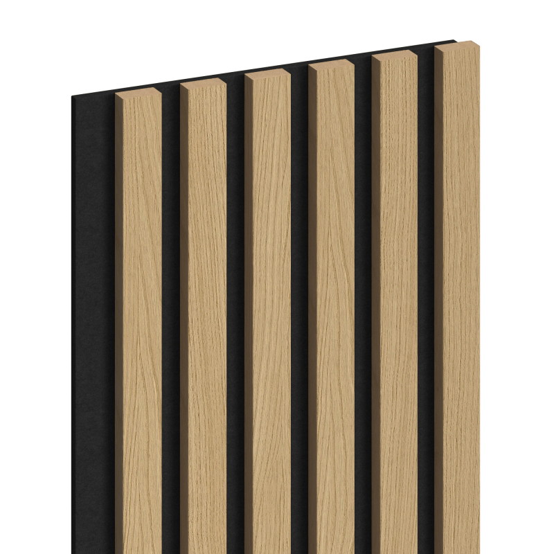 Mexen Lam-F lamelele de perete acustice 275 x 30 cm, fetru 8 mm, furnir tehnic, Stejar Auriu - S105-275307-3015-003