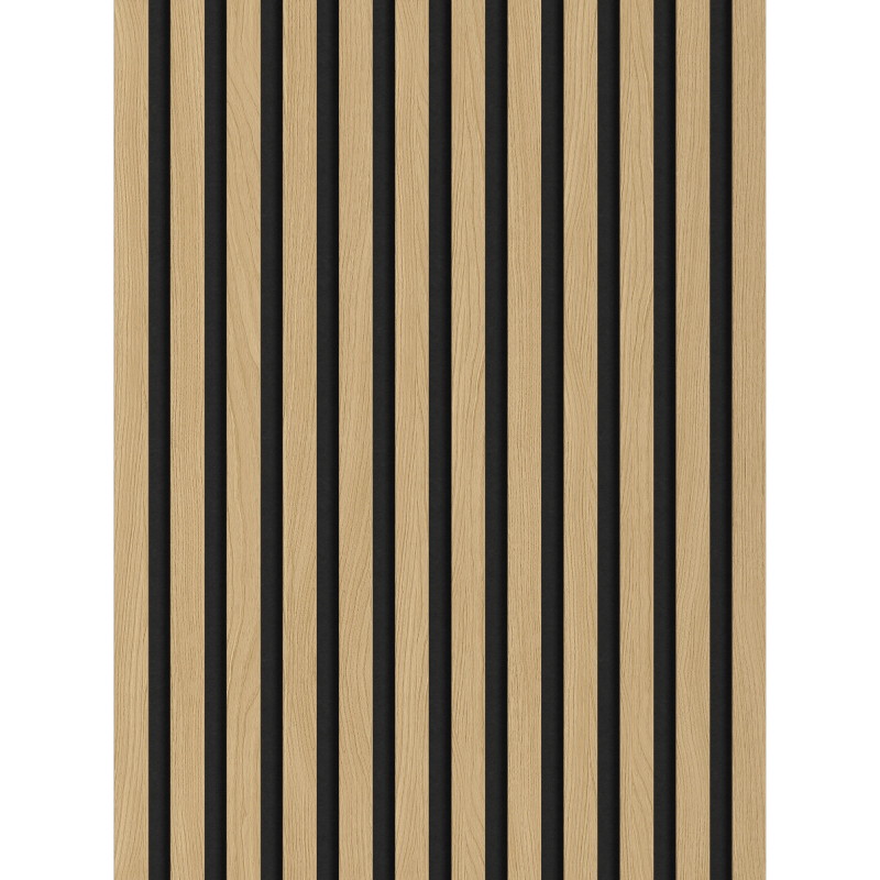 Mexen Lam-F lamelele de perete acustice 275 x 30 cm, fetru 8 mm, furnir tehnic, Stejar Auriu - S105-275307-3015-003