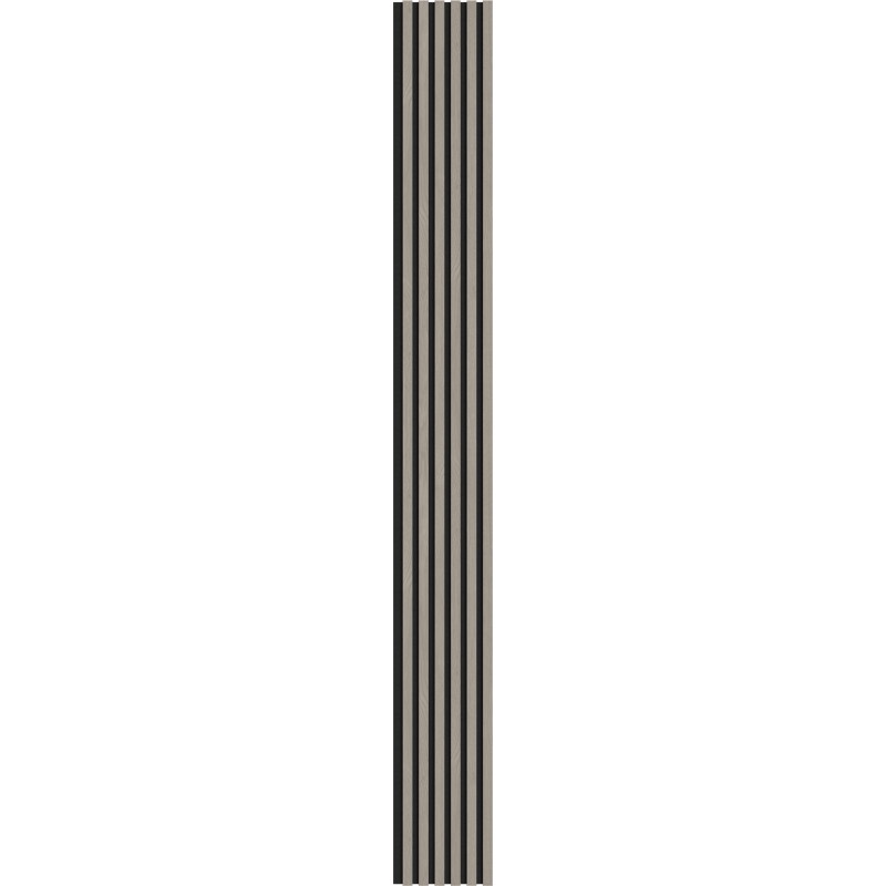 Mexen Lam-F Akusztikus falécek 275 x 30 cm, 8 mm filc, technikai furnér, Hamuszínű Tölgy - S105-275307-3015-005