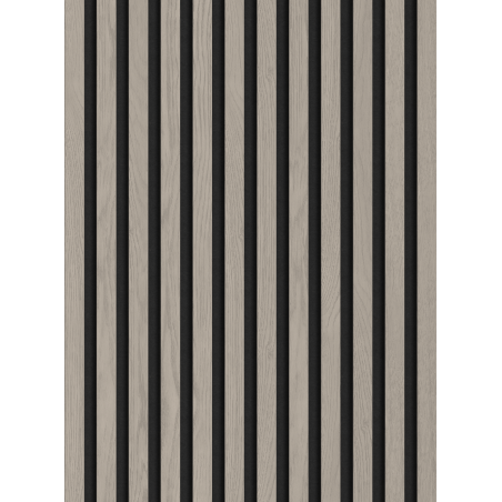 Mexen Lam-F akusztikus falécek 275 x 30 cm, 8 mm filc, műszaki furnér, Hamuszürke Tölgy - S105-275307-3015-005