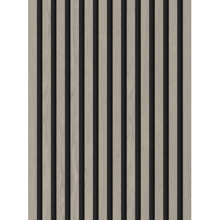 Mexen Lam-F Akusztikus falécek 275 x 30 cm, 8 mm filc, technikai furnér, Hamuszínű Tölgy - S105-275307-3015-005