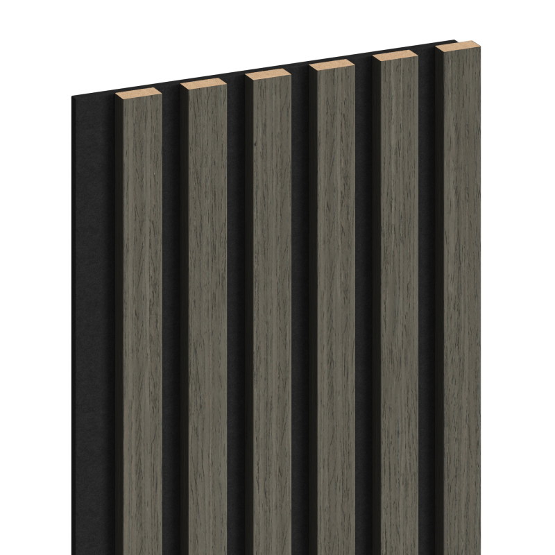 Mexen Lam-F lamele de perete acustice 275 x 30 cm, fetru 8 mm, furnir tehnic, Stejar Onix - S105-275307-3015-010