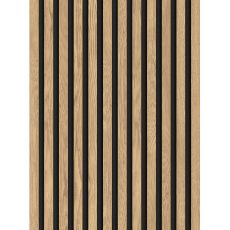 Mexen Lam-F lamele de perete acustice 275 x 30 cm, material textil 8 mm, furnir tehnic, Pin Clasic - S105-275307-3015-012