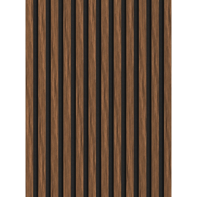 Mexen Lam-F akusztiikus falsínek panelek 275 x 30 cm, 8 mm filc, műszaki furnér, Rubin Mahagóni - S105-275307-3015-013