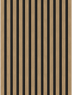 Mexen Lam-F lamele șcienne acustice 275 x 30 cm, fetru 8 mm, furnir tehnic, Nuc Inului - S105-275307-3015-015