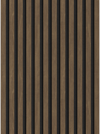 Mexen Lam-F lamelele de perete acustice 275 x 30 cm, fetru 8 mm, furnir tehnic, Nuc Cacao - S105-275307-3015-018