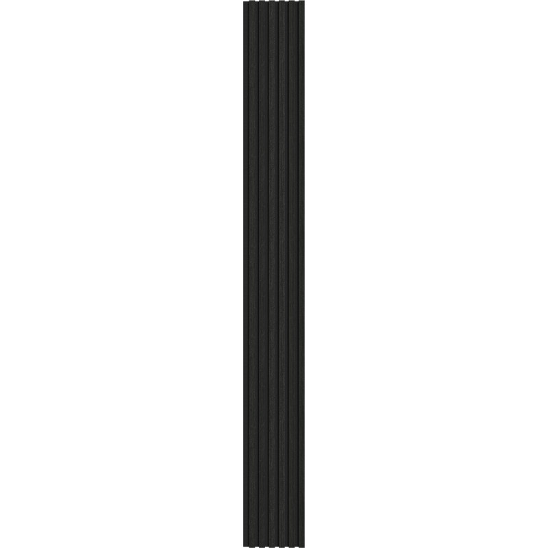 Mexen Lam-F lamele de perete acustice 275 x 30 cm, pâslă 8 mm, furnir tehnic, Stejar Negru Argintiu - S105-275307-3015-025
