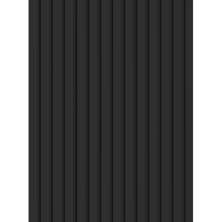 Mexen Lam-B lamele de perete 275 x 31,5 cm, placă HDF 4 mm, Negru Mat - S100-275317-2812-053
