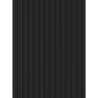 Mexen Lam-B lamele de perete 275 x 31,5 cm, placă HDF 4 mm, Negru Lucios - S100-275317-2812-055