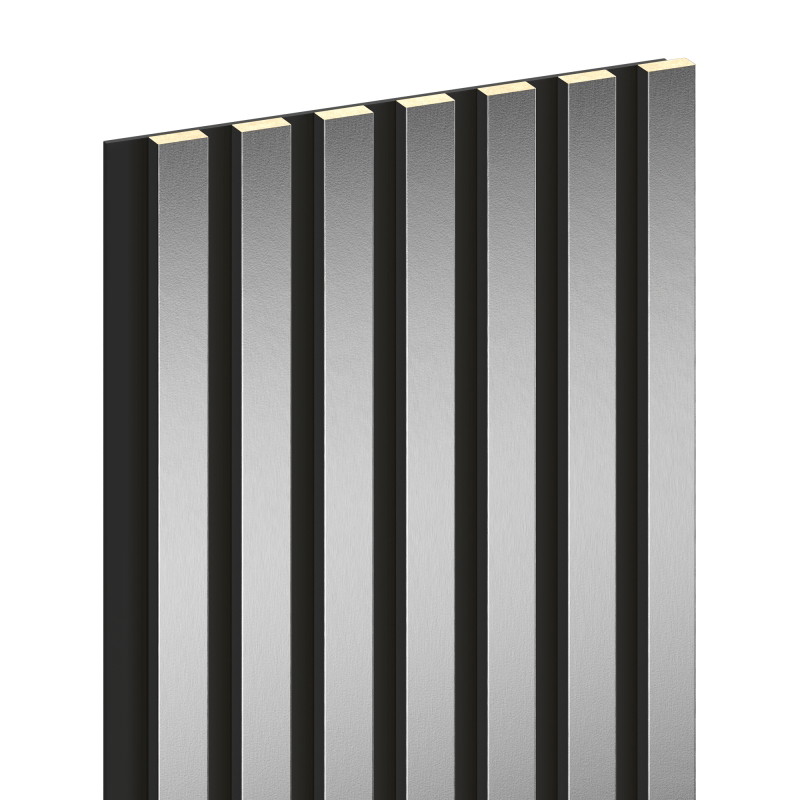 Mexen Lam-B lamele de perete 275 x 31,5 cm, placă HDF 4 mm, Argintiu - S100-275317-2812-056