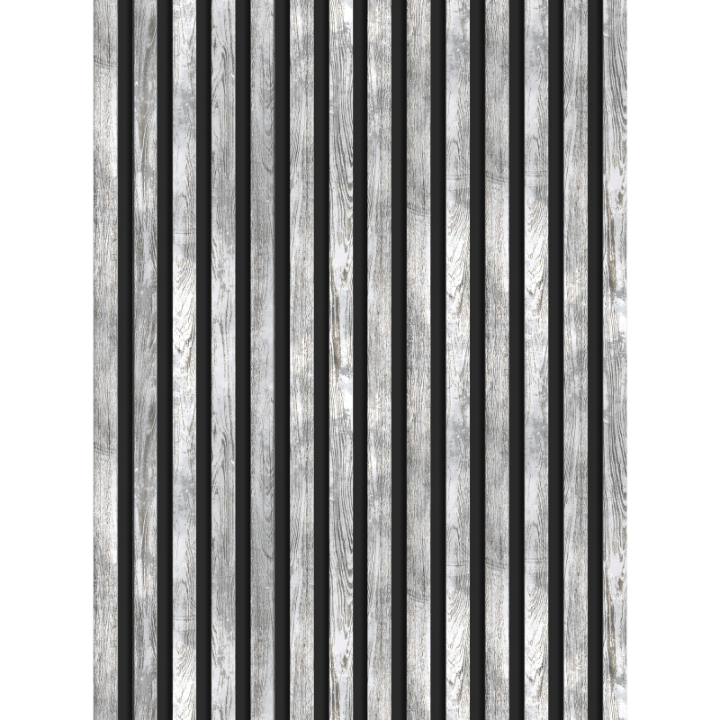 Mexen Lam-B fali panelek 275 x 31,5 cm, HDF lap 4 mm, Fehérített Tölgy - S100-275317-2812-064