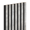 Mexen Lam-B fali lamellák 275 x 31,5 cm, 4 mm vastag HDF lemez, Fehér Tölgy - S100-275317-2812-064