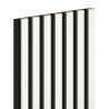 Mexen Lam-F fali akusztikus panelek 275 x 31,5 cm, 6 mm filc, Fehér Fényes - S105-275317-2812-054