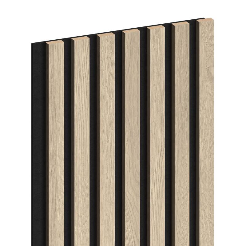 Mexen Lam-F lamele de perete acustice 275 x 31,5 cm, fetru 6 mm, Stejar Perlat - S105-275317-2812-058