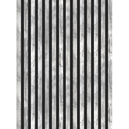 Mexen Lam-F akusztikus fali panelek 275 x 31,5 cm, 6 mm filc, Fehérített tölgy - S105-275317-2812-064
